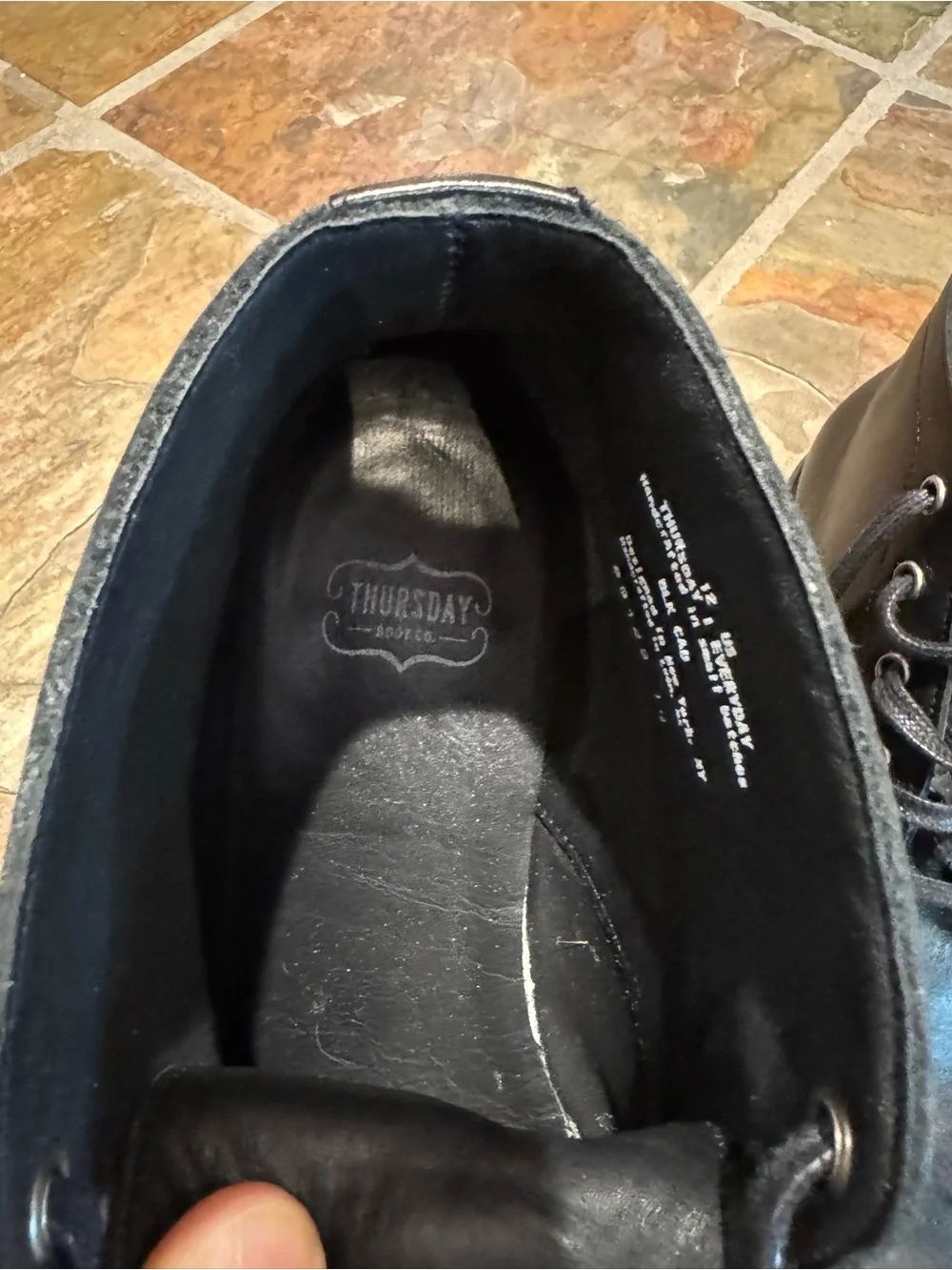 Thursday Boot Company Black Leather Chukka Boots
